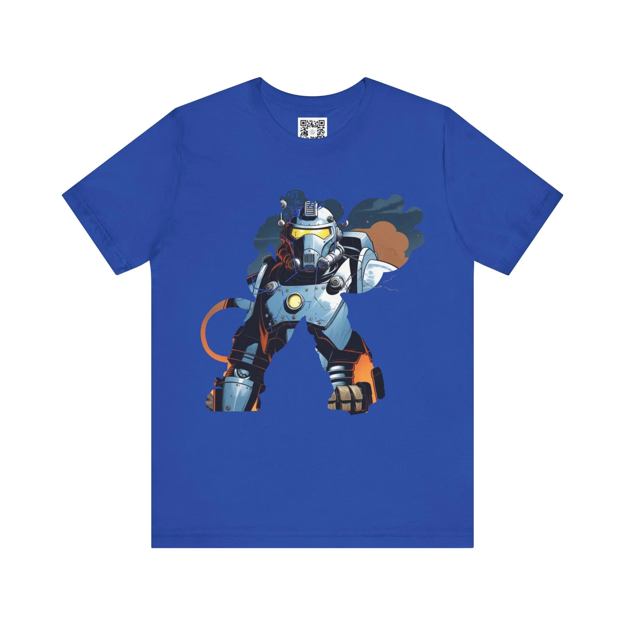 Fallout Mech Power Armour T-Shirt, Video Game Fan Apparel, Gamer Gift, Retro Gaming Clothing, Tee Shirt