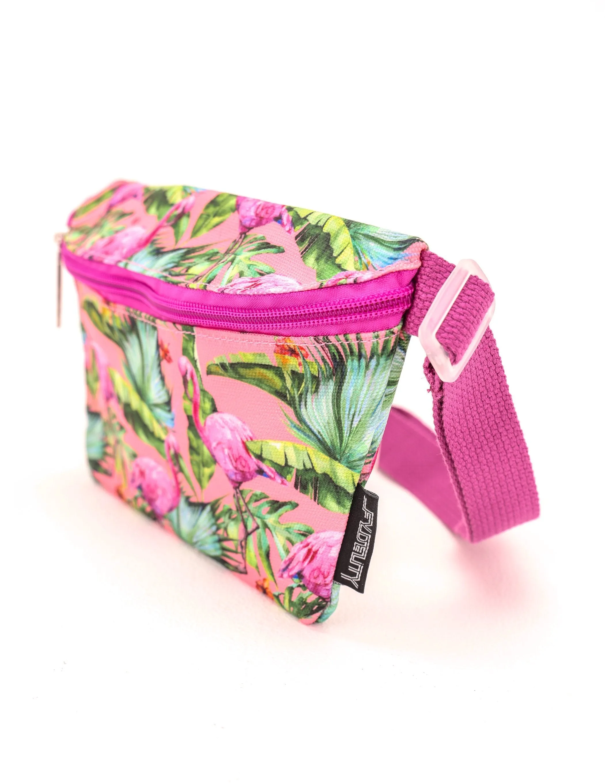 Fanny Pack | Slim |Tropical Flamingo
