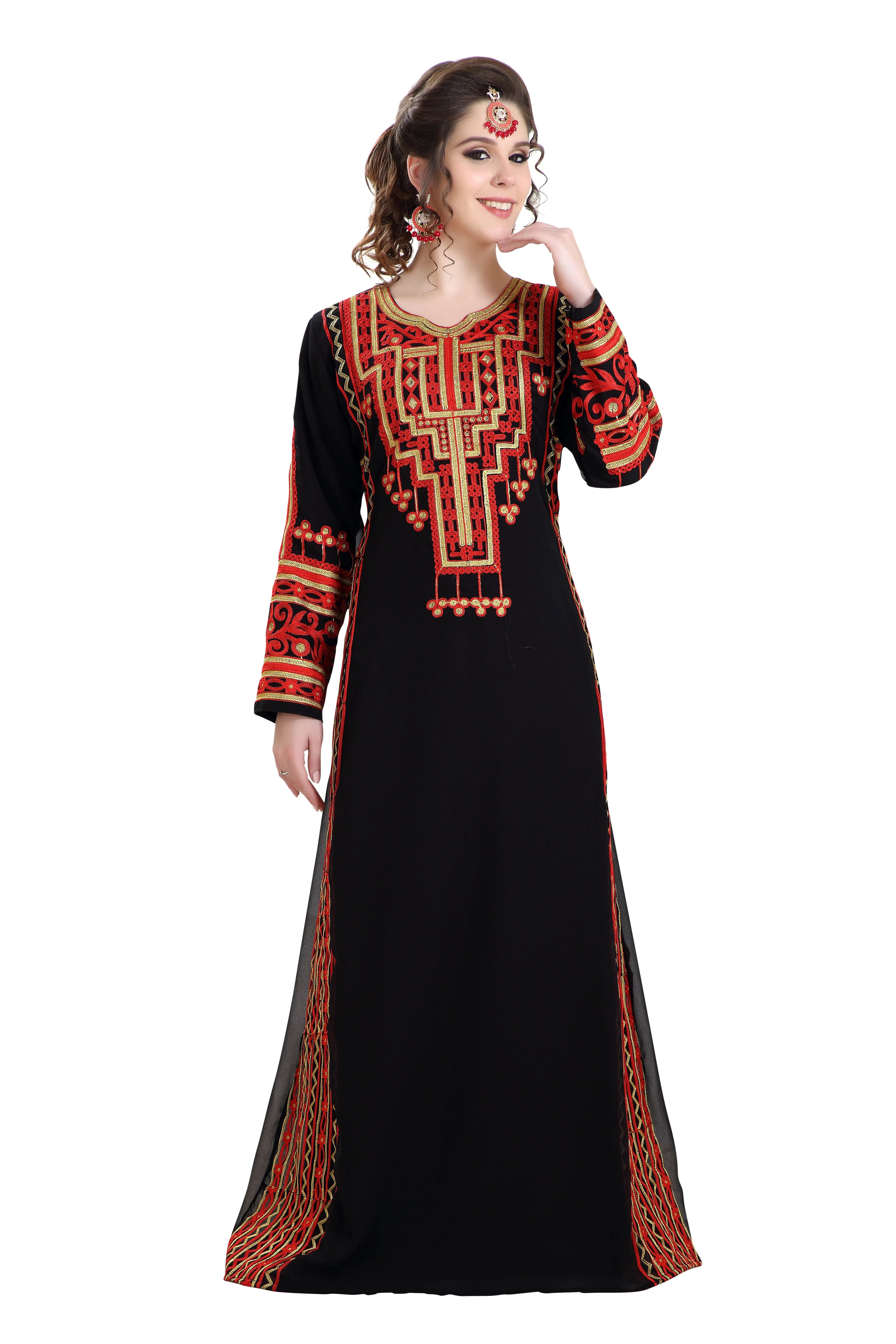 Farasha Maxi Long Sleeve Kaftan