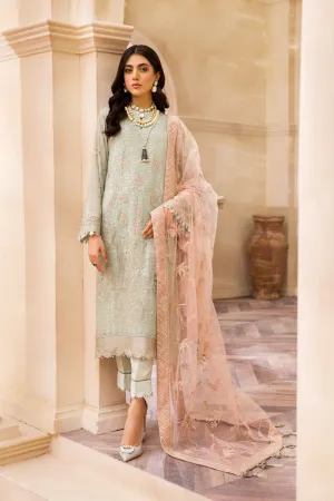 Farasha Unstitched 3 Piece  Chiffon Vol-01 Collection'2022-05-Breeze