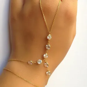 Fashion crystal multi-link bracelet