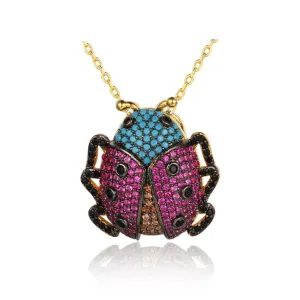 Fashion Lovely Tortoise Bee Insect Pendant Necklace