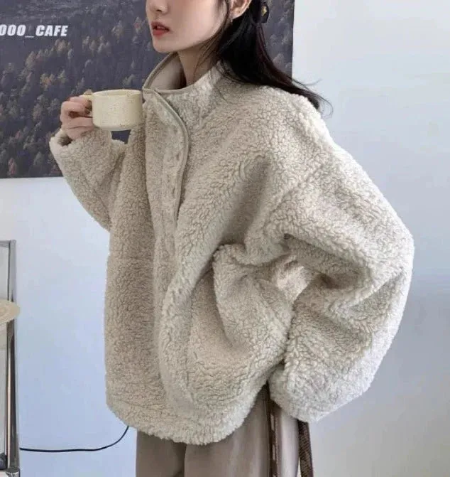 Fashionkova Jessica Oversize Fur Sweatshirt