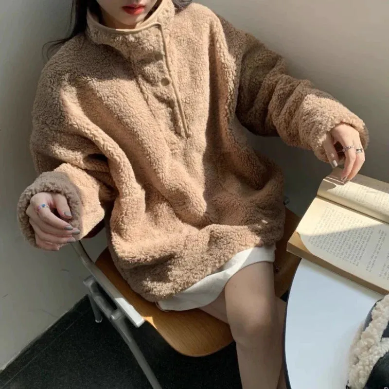 Fashionkova Jessica Oversize Fur Sweatshirt