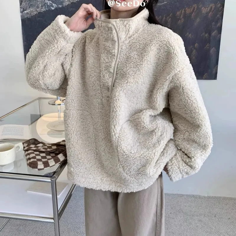 Fashionkova Jessica Oversize Fur Sweatshirt