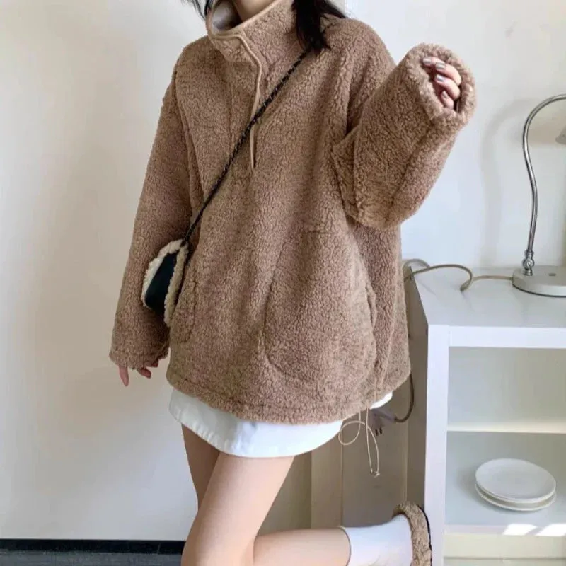 Fashionkova Jessica Oversize Fur Sweatshirt