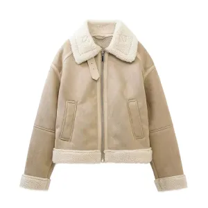 Fashionkova Rhett Faux Leather Oversize Jacket