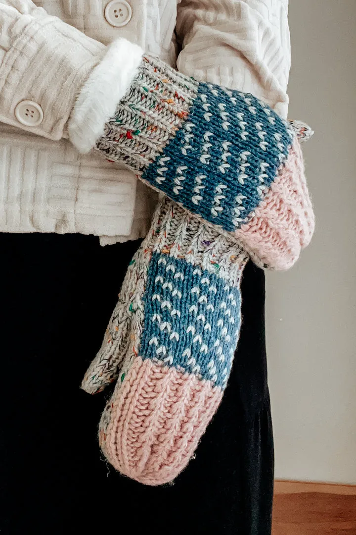 Faux Fur Lined Mittens