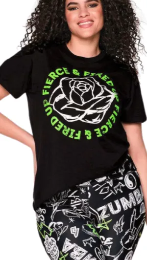 Fierce and Fired Up Asymmetrical Tee