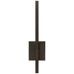 Filo 23 In. 2 Lights LED Outdoor Wall Sconce Bronze Finish