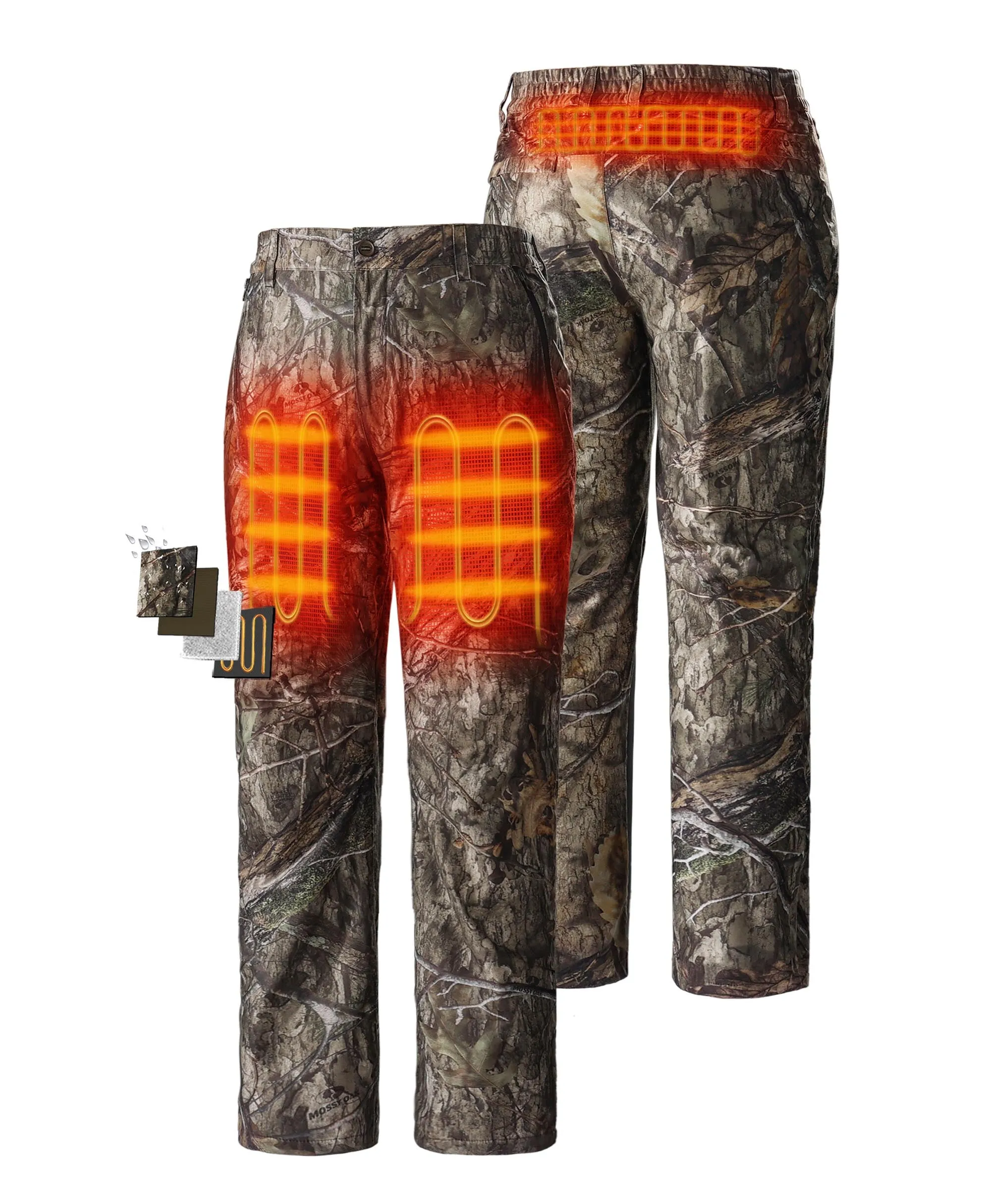 Final Sale - Men's Heated Hunting Pants, Mossy Oak® Country DNA Pattern