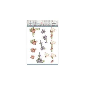 Find It Precious Marieke Winter Flowers Punchout Sheet Amaryllis*