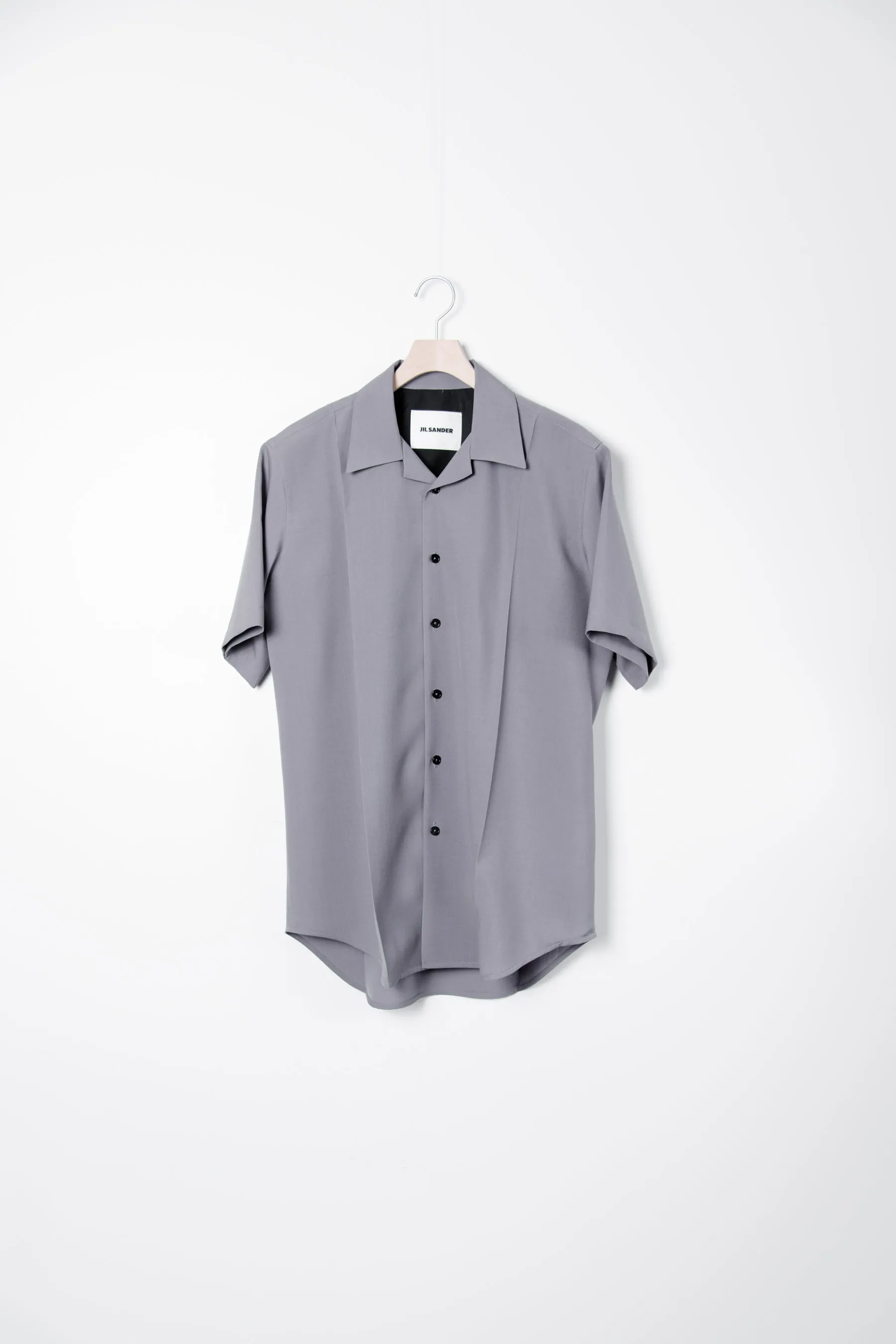 Fine Wool Canvas Shirt Lilac Grey JSMT600833