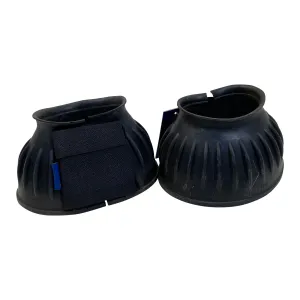 Finn Tack Ribbed Bell Boots in Black - Small
