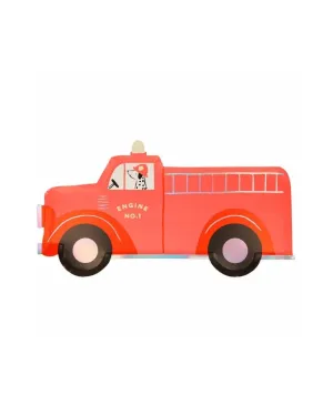 Fire Truck Plates (Pack 8)