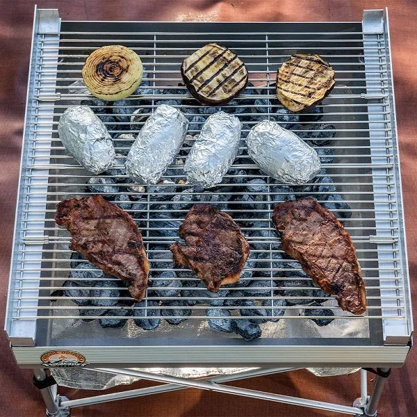 Fireside Outdoor Quad-Fold Grill