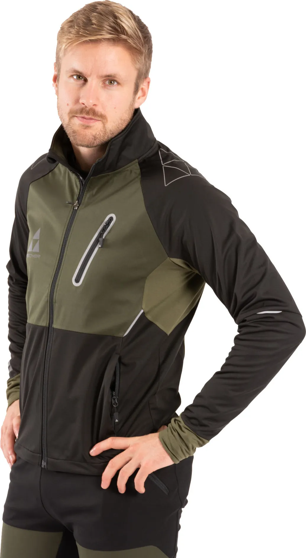 Fischer Men&#x27;s Åsarna 2 Softshell Jacket Sequoia Green | Buy Fischer Men&#x27;s Åsarna 2 Softshell Jacket Sequoia Green here | Outnorth