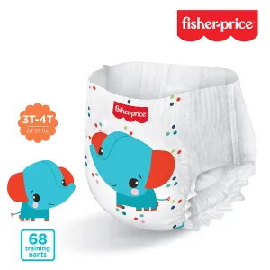 Fisher-Price Training Pants | 3T4T Girls - 68 Counts