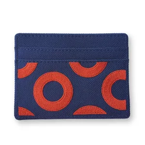 Fishman Donut Embroidery Slim Wallet
