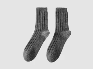 FitVille Men's Classic Cotton Crew Socks 3-Pair Bundle