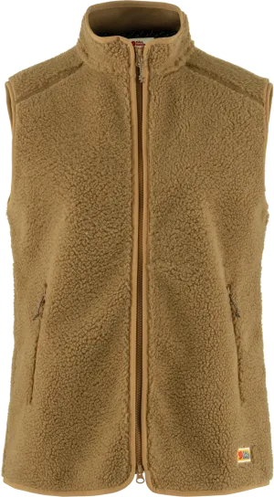Fjällräven Women&#x27;s Vardag Pile Fleece Vest Buckwheat Brown | Buy Fjällräven Women&#x27;s Vardag Pile Fleece Vest Buckwheat Brown here | Outnorth