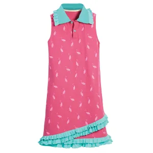 Flamingo Polo Dress