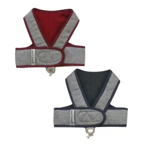 Flannel Wrap Step N Go - Step In Dog Harness Warm No Buckle 6-25 LBS
