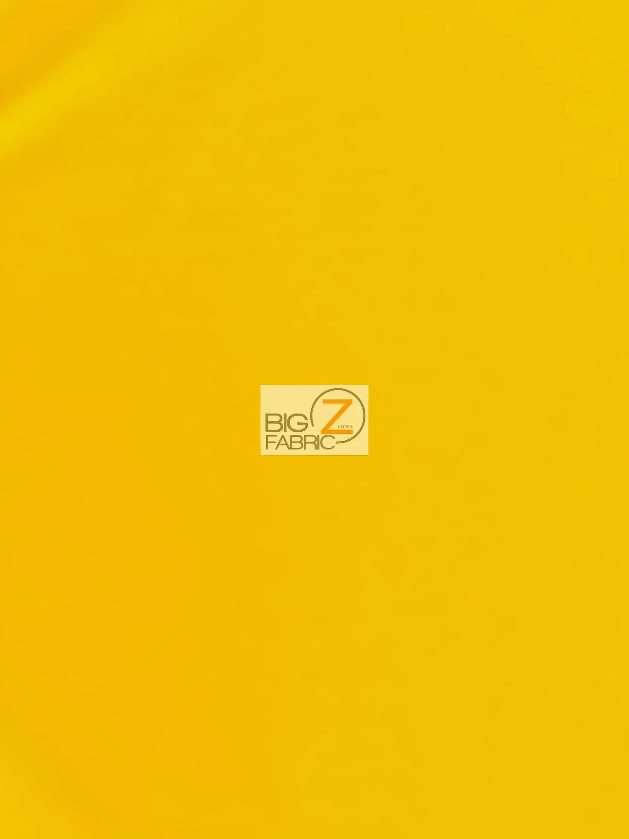 Fleece Fabric Solid / Golden Yellow / 30 Yard Roll