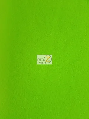 Fleece Fabric Solid / Lime Green / 65 Yard Roll