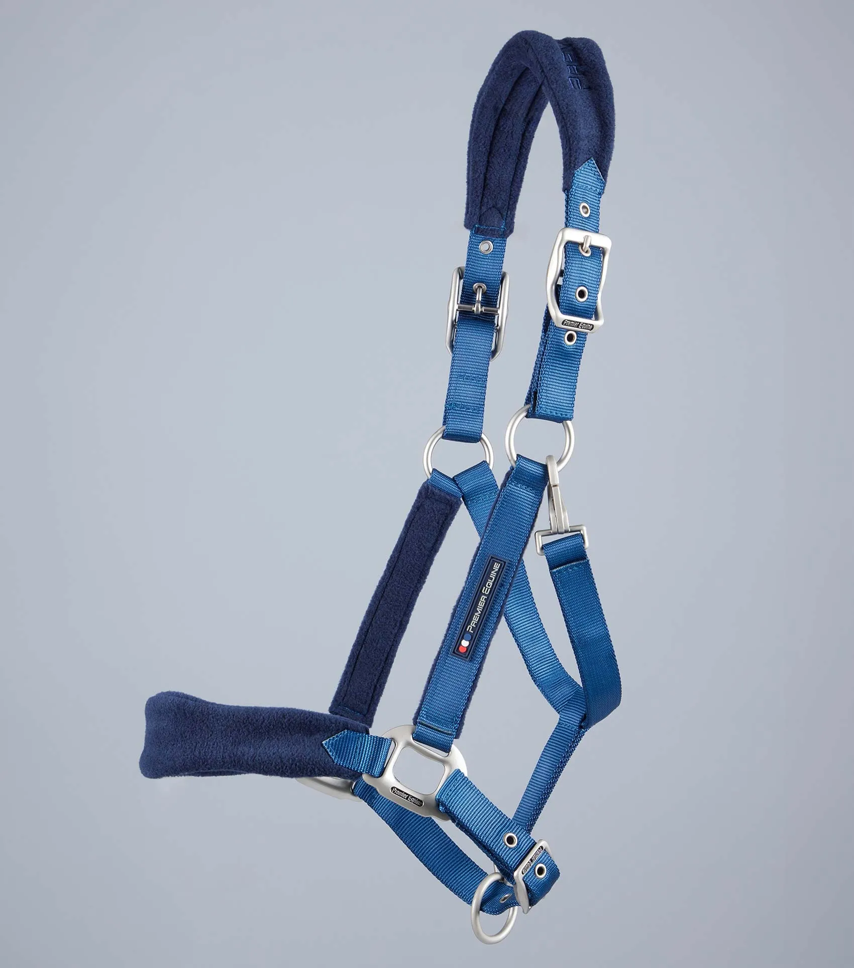 Fleece Padded Horse Head Collar Navy