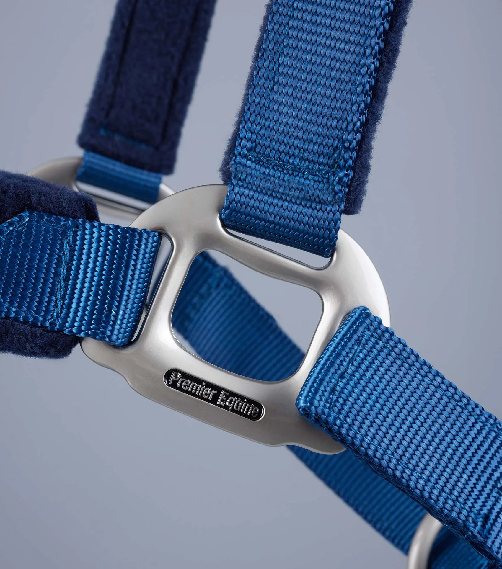 Fleece Padded Horse Head Collar Navy