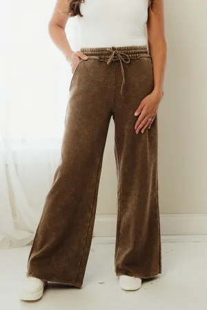 Fleece Palazzo Pants
