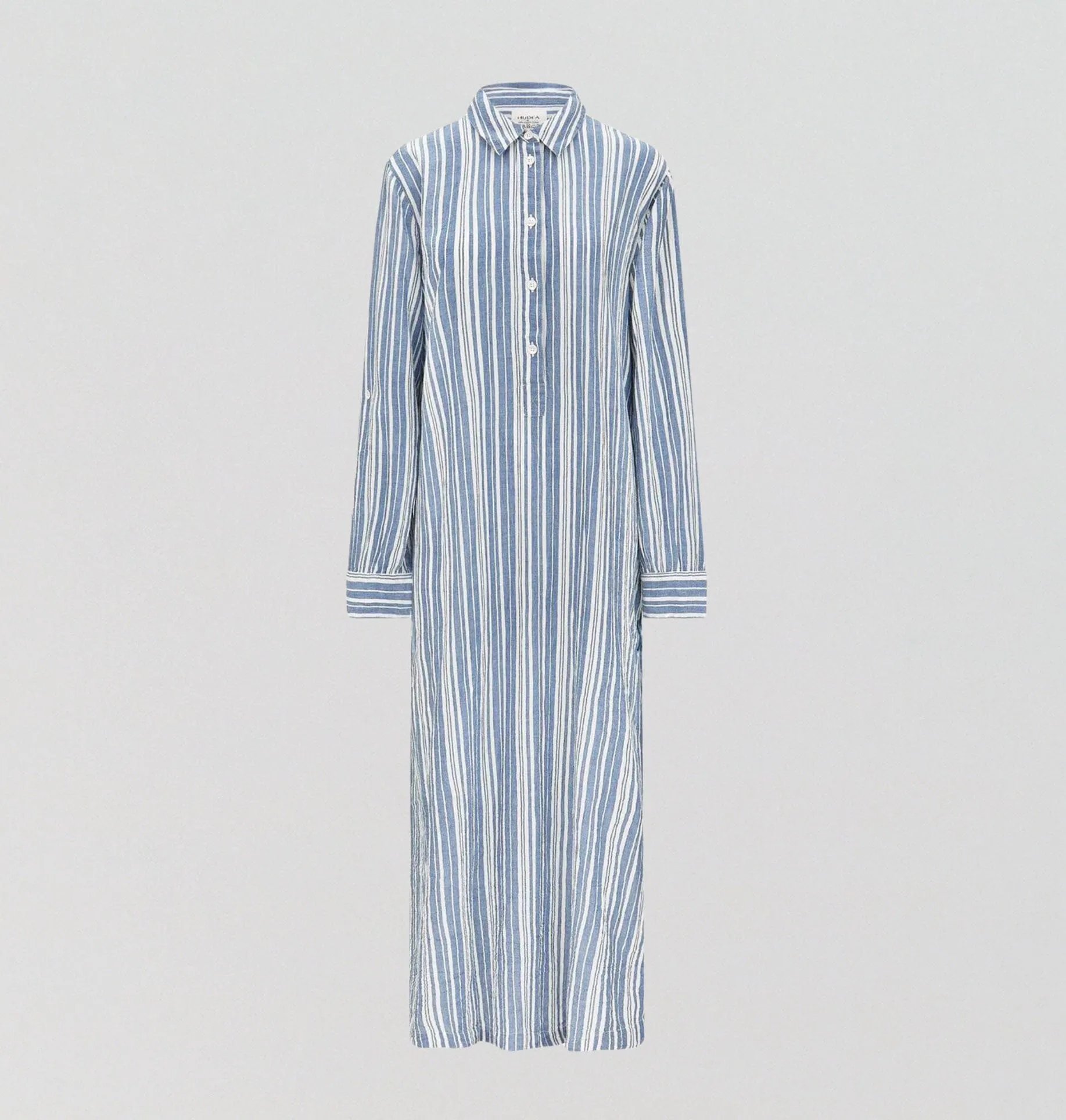 Floor length relaxed fit nightshirt [ French Blue]