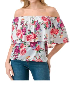 Floral Alivia Top in Multi | Multi