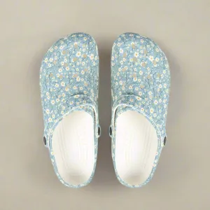 Floral EVA Foam Rubber Clogs - Comfortable Garden Footwear