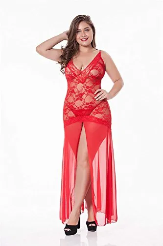 Floral Lace Lingerie for Women Plus Size