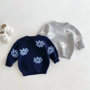 Floral Print Sweater
