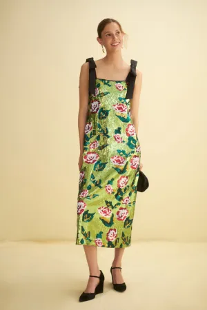 Floral Sequin Roxy Dress
