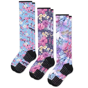Flower Power Compression Socks 3-Pack