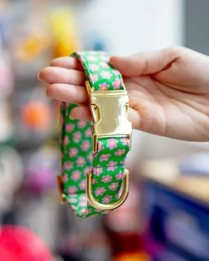 Flower Power Dog Collar (Made in the USA)