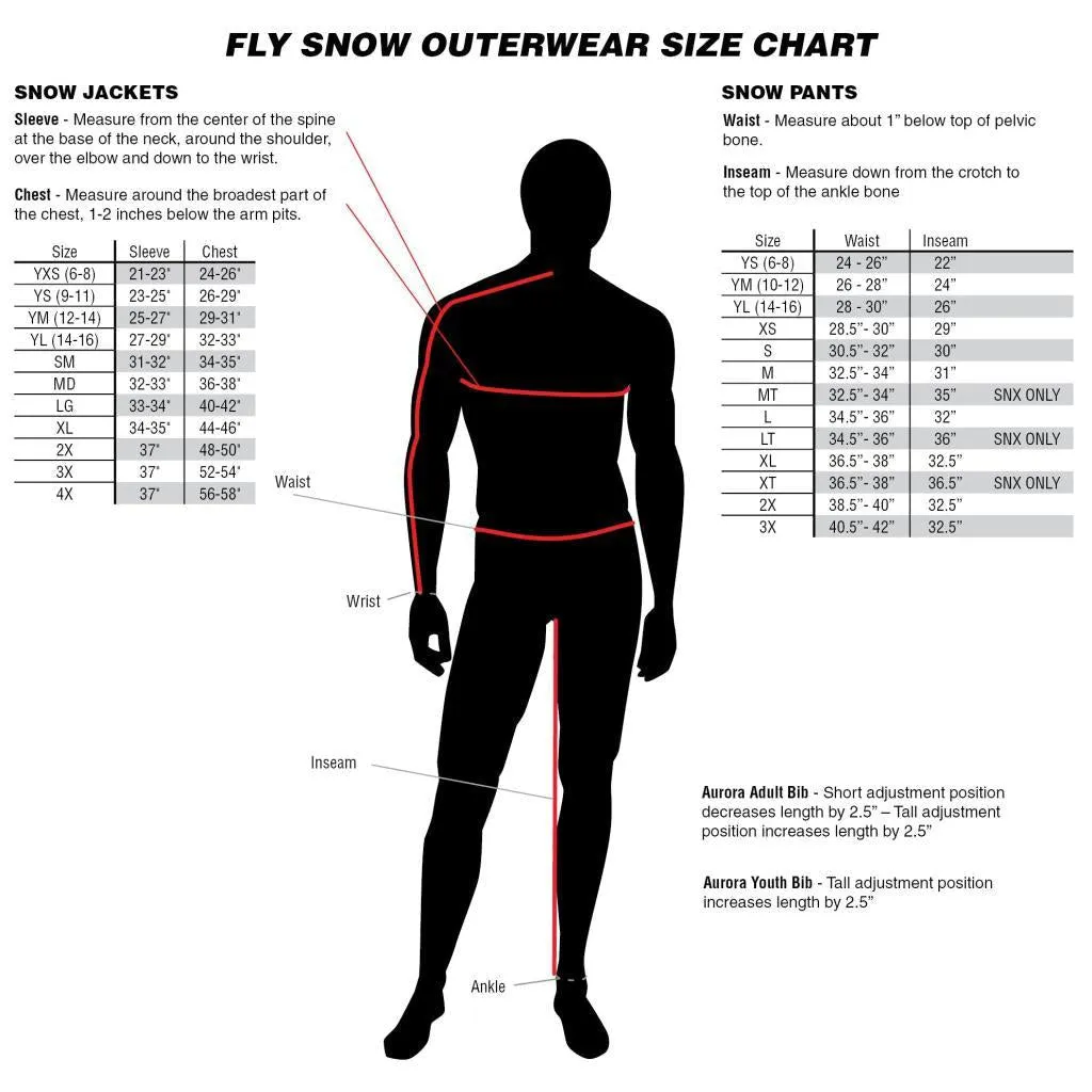 Fly Racing Women's Carbon Bib Snow Pants 2023