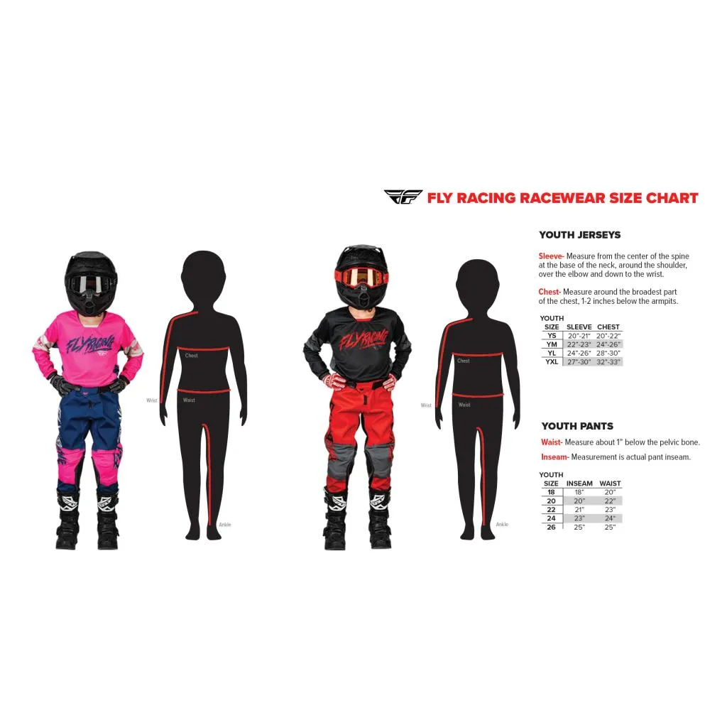 Fly Racing Youth F-16 Pants 2024