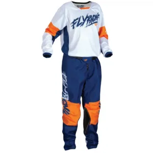 Fly Racing Youth Kinetic Khaos B/P/O 2024 Jersey/Pants Kit