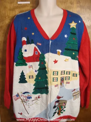 Flying Angel 2sided Christmas Sweater