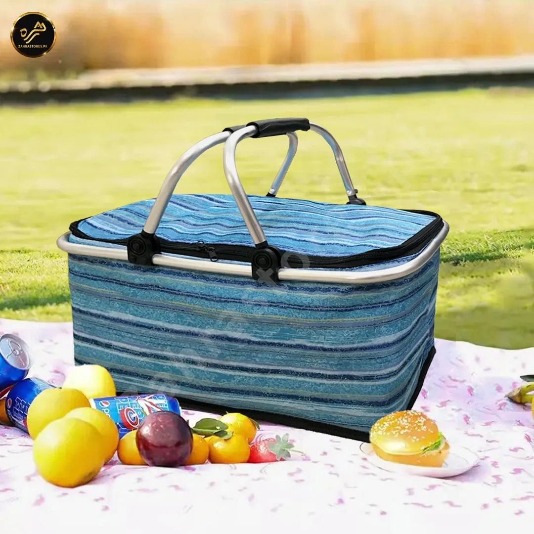 Foldable Insulated Picnic Basket
