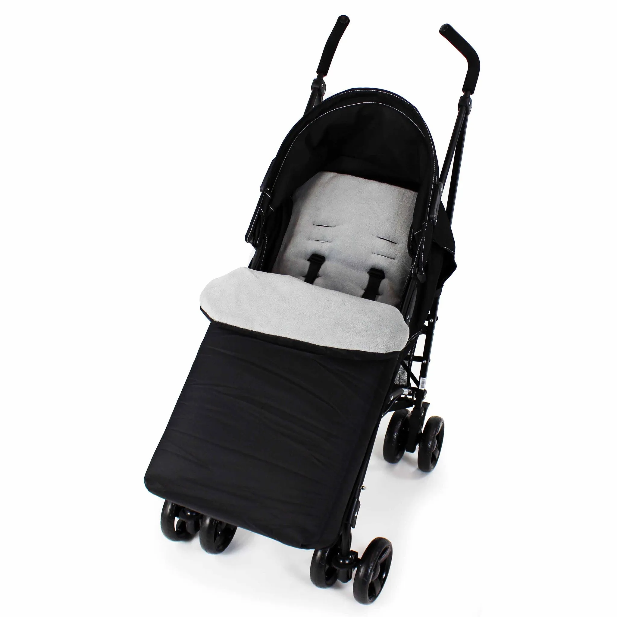 Footmuff  Buddy Jet For egg Tandem Stroller (Black/Gotham Black)