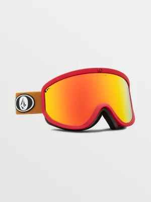 Footprints Goggle - Charamel / Red Chrome