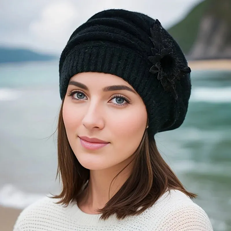 Foreign Style Rabbit Hair Wool Plush Thickened Ear Protection Children's Hat