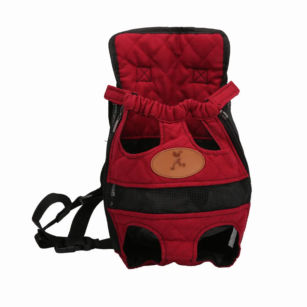 Foreign trade pet supplies cat and dog outing backpack pet chest bag portable pet mother bag