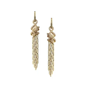 Forget Me Knot Cascade Earrings